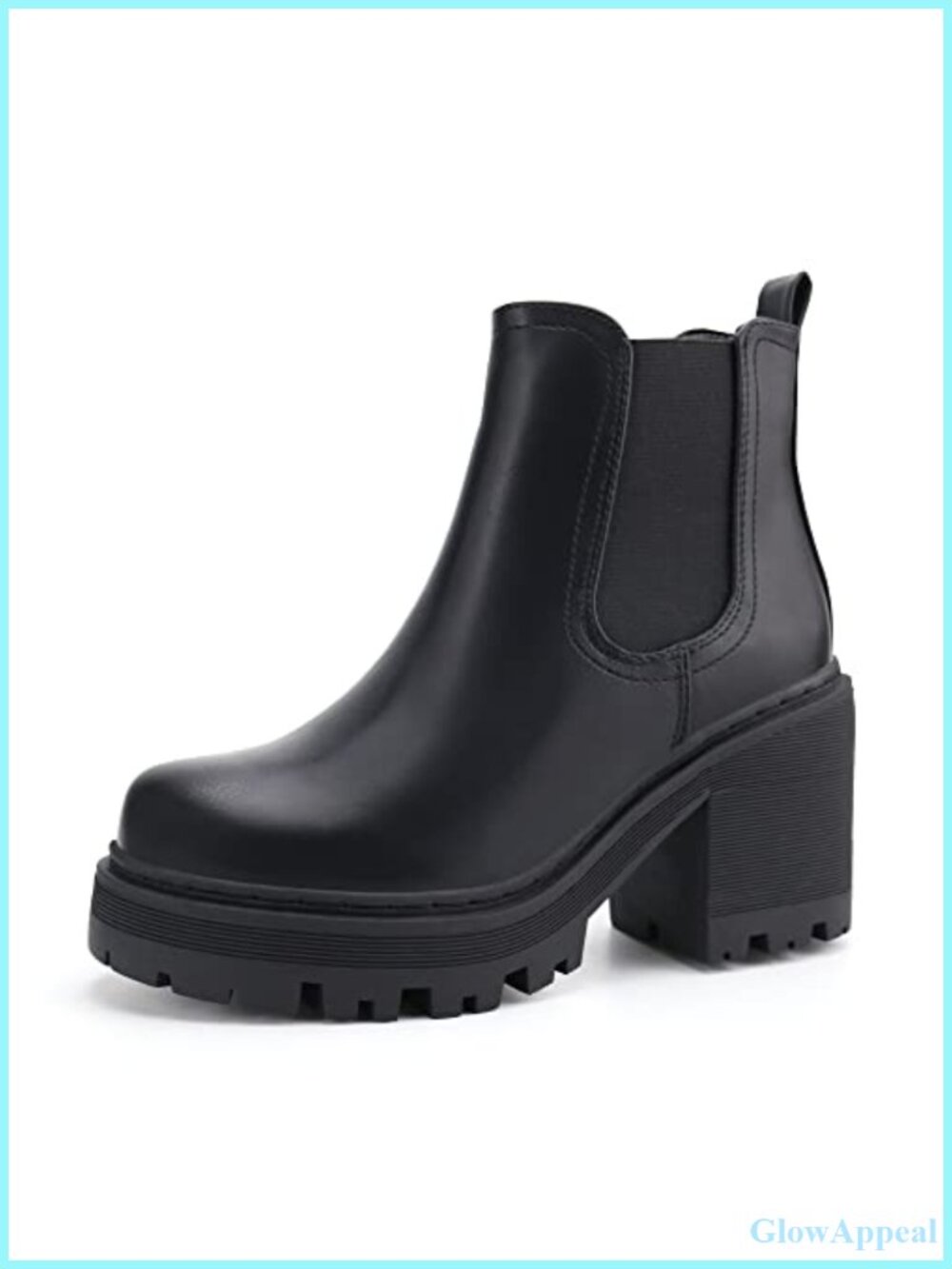 Women's Chelsea Platform Ankle Booties Classic Slip-On